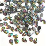Chaton Gota Rivoli Resina 7mm X 10mm C/3000-Unidades - Imagem 3