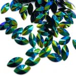 Chaton Navete Resina AB 9mm X 18mm C/1000-Unidades