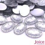 Chaton Oval Indiana Resina 13mm X 18mm C/300unidades - Imagem 17