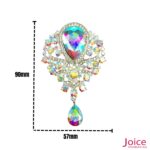 Broche De Strass 57cm X 90cm C/20-Unidades Ref:BH04 - Imagem 3