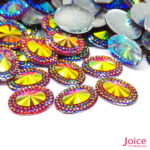Chaton Oval Indiana Resina 13mm X 18mm C/300unidades - Imagem 5