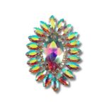 Aplique De Strass 47mm X 65mm C/1-Unidades Ref:LH031 - Imagem 3
