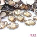 Chaton Oval Indiana Resina 13mm X 18mm C/300unidades - Imagem 19