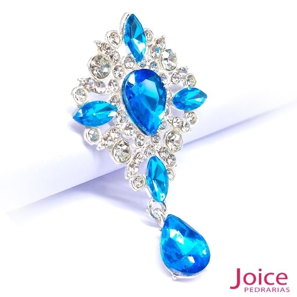 Broche De Strass 35mm X 60mm C/50-Unidades Ref:BH03