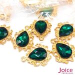 Mini Broche Gota De Strass 18mm X 25mm C/100-Unidades Ref:BH02 - Imagem 9
