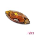 Chaton Navete Sextavado 7mm x 15mm Acrílico Com Furo Base Reta C/2000-unidades - Imagem 3