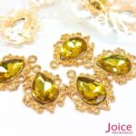 Mini Broche Gota De Strass 18mm X 25mm C/100-Unidades Ref:BH02 - Imagem 4