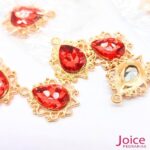 Mini Broche Gota De Strass 18mm X 25mm C/100-Unidades Ref:BH02 - Imagem 11