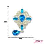 Broche De Strass 35mm X 60mm C/50-Unidades Ref:BH03 - Imagem 2
