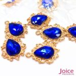 Mini Broche Gota De Strass 18mm X 25mm C/100-Unidades Ref:BH02 - Imagem 6