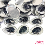 Chaton Indiana Gota Com CristaL Em Volta Resina 13mm x 18mm C/300-unidades - Imagem 10