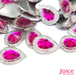 Chaton Indiana Gota Com CristaL Em Volta Resina 13mm x 18mm C/300-unidades - Imagem 11